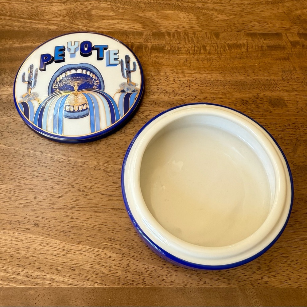 Jonathan Adler Druggist Peyote Round Box New - Picture 3 of 4